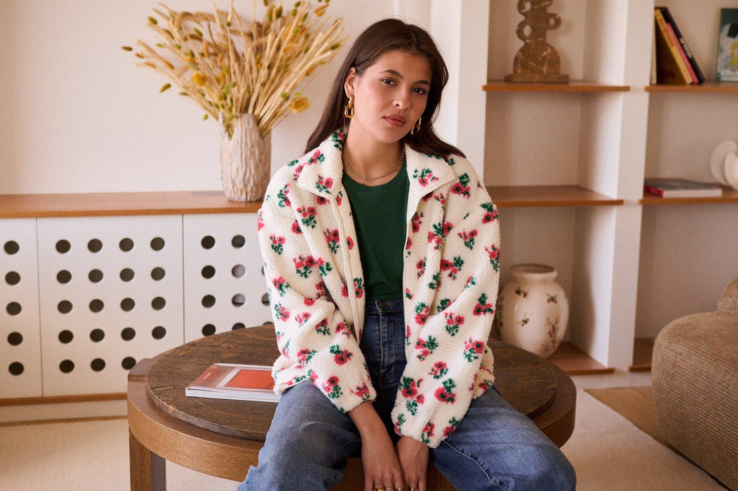 Veste Roxane: Beige / L