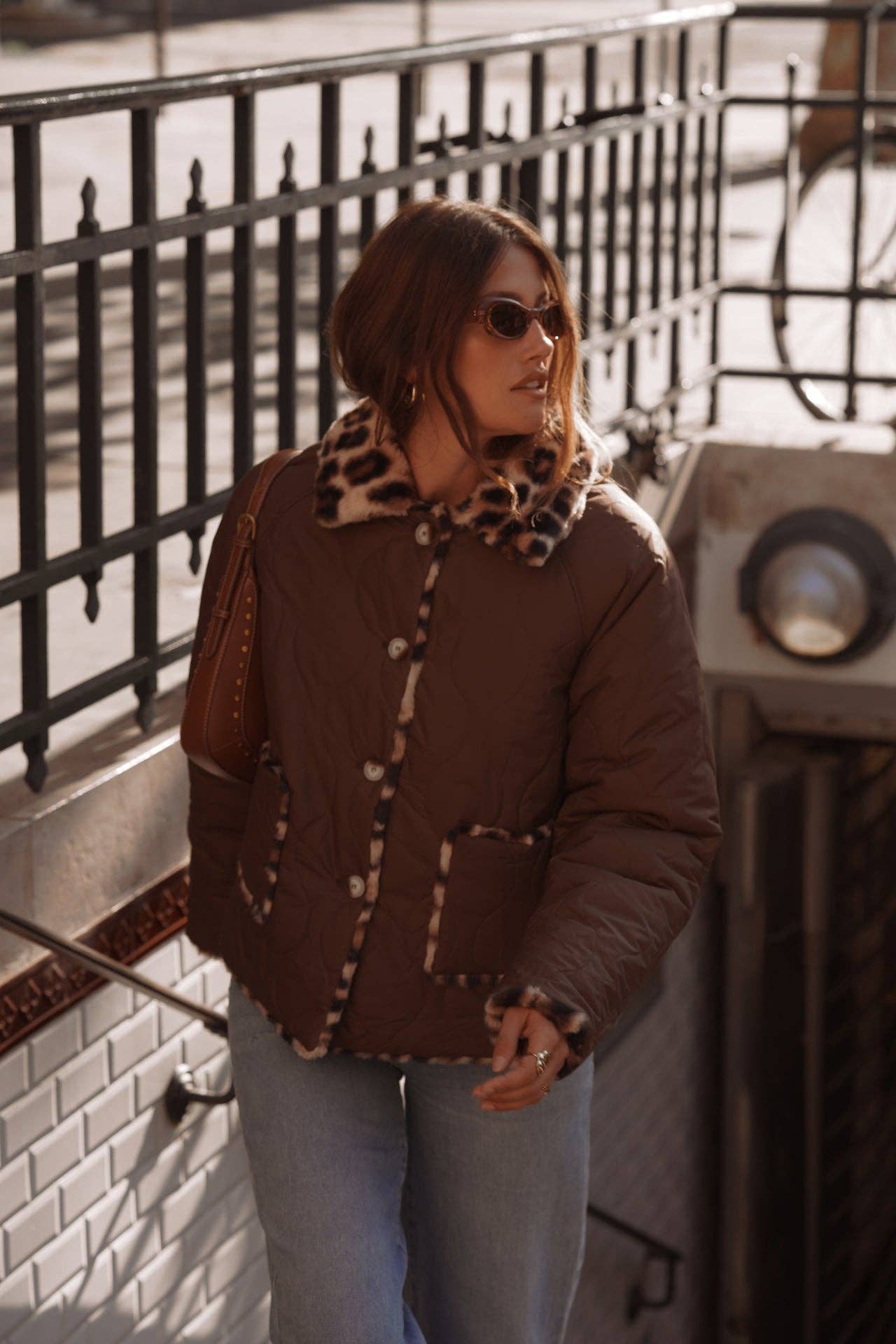 Manteau Hadria: Marron / M/L