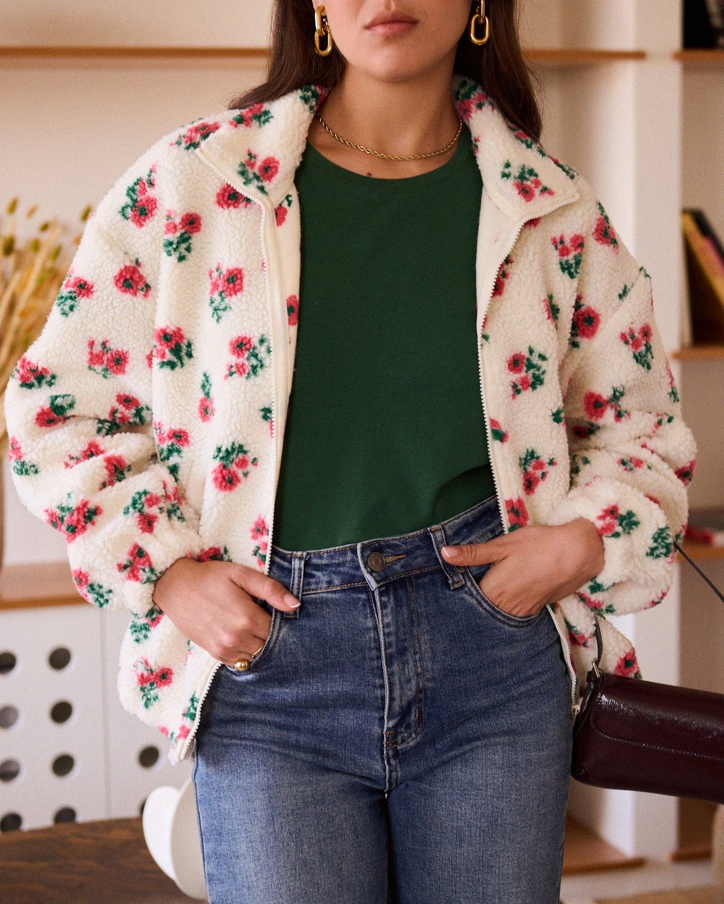 Veste Roxane: Beige / L
