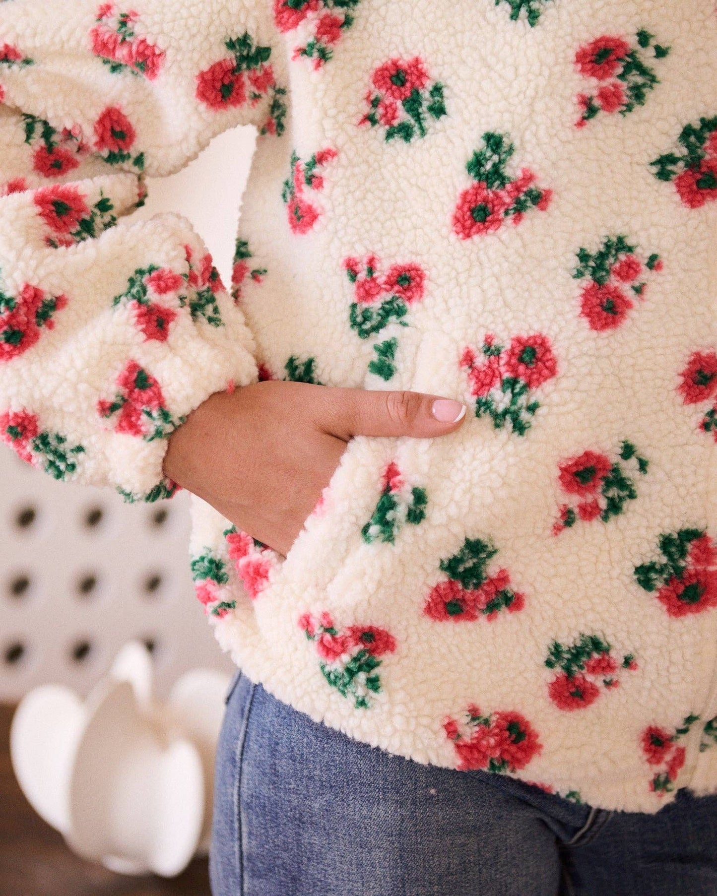 Veste Roxane: Beige / L