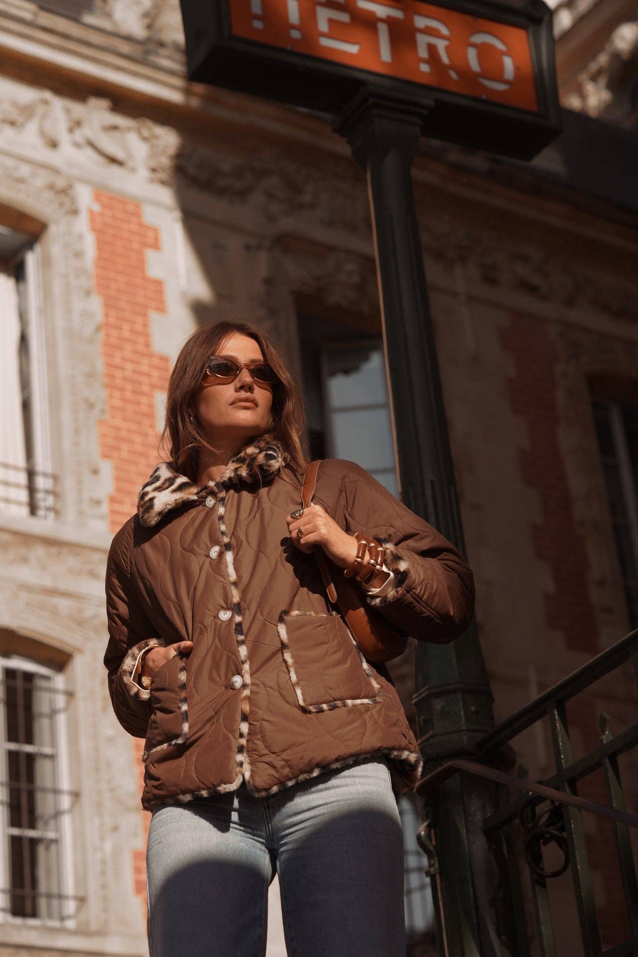 Manteau Hadria: Marron / M/L