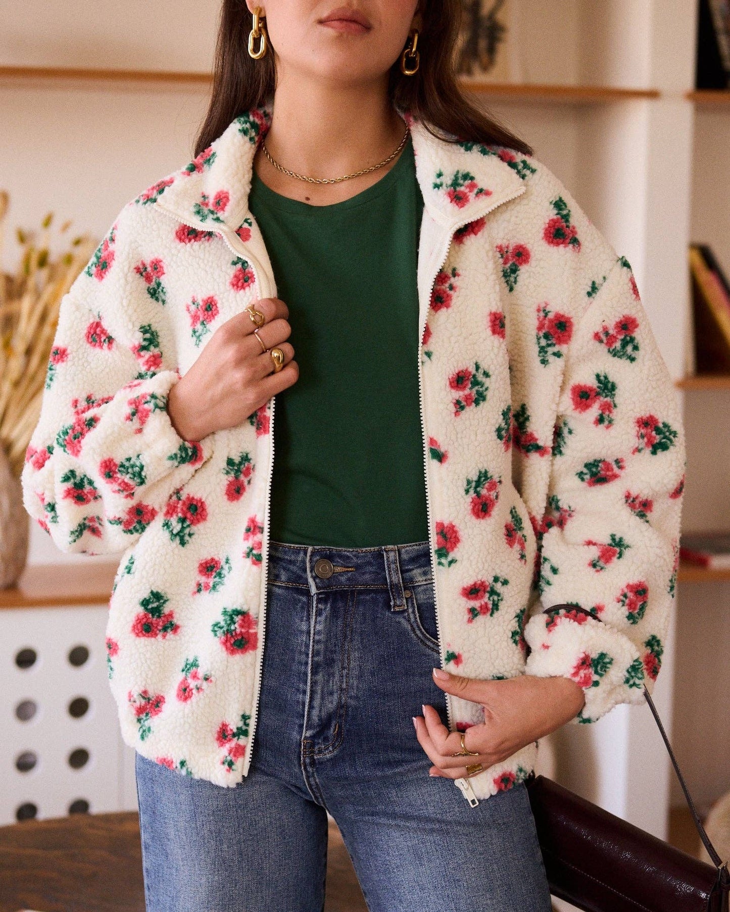 Veste Roxane: Beige / L