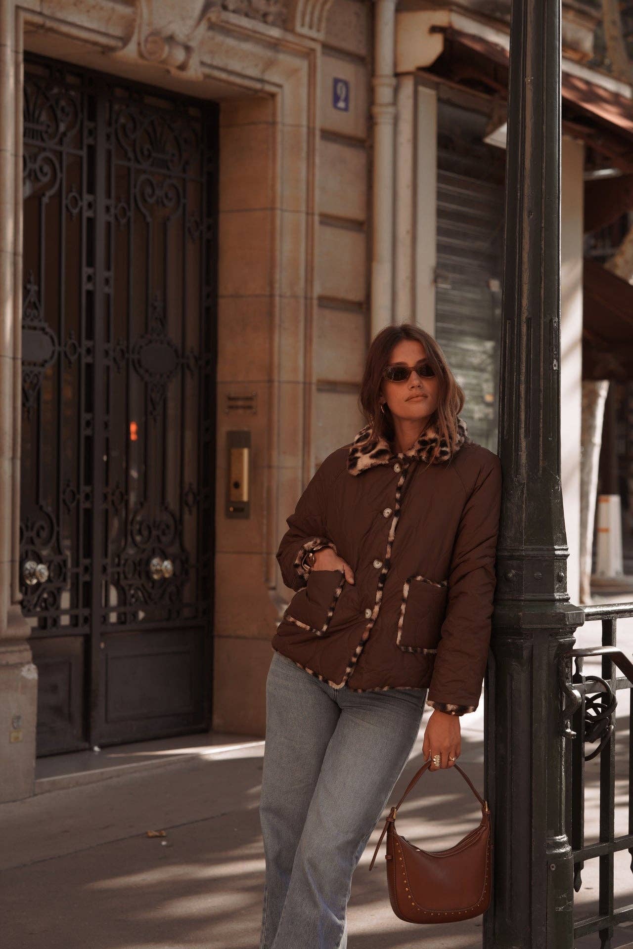 Manteau Hadria: Marron / M/L