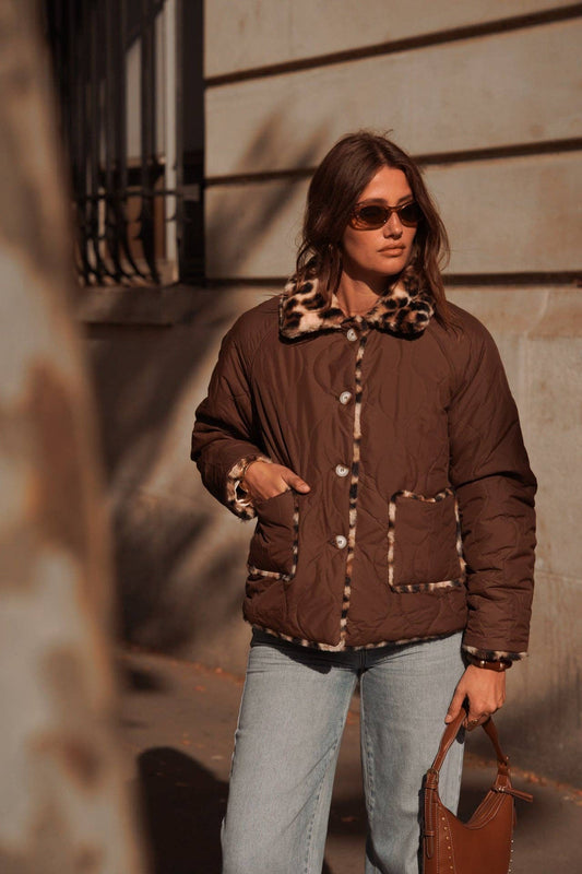 Manteau Hadria: Marron / M/L