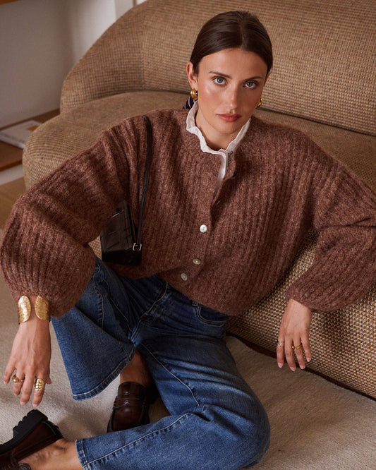 Gilet Mathéo: Marron / TU