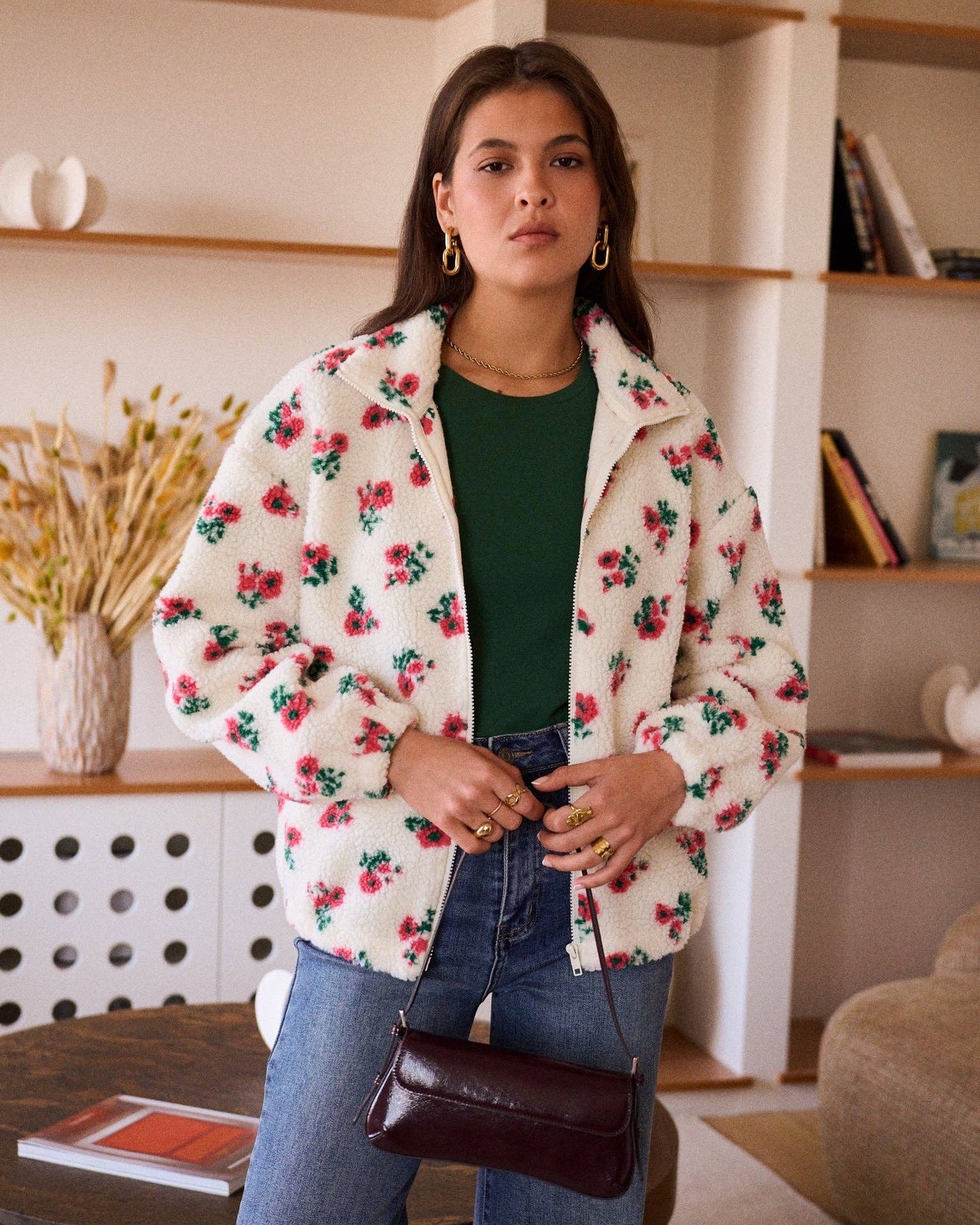 Veste Roxane: Beige / L