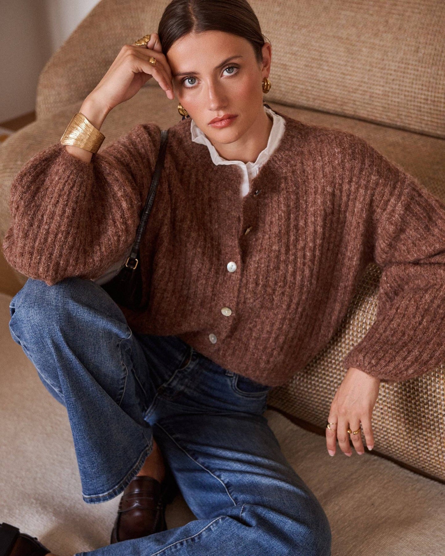 Gilet Mathéo: Marron / TU
