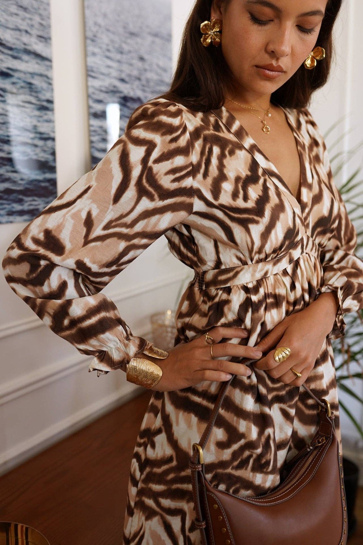 Robe Cassian: Beige