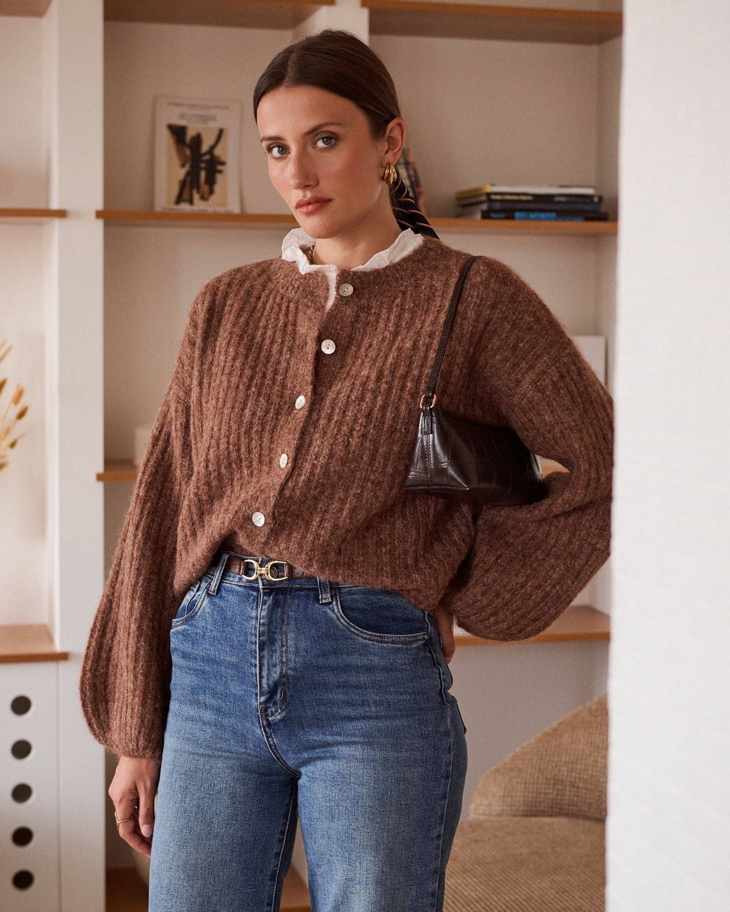 Gilet Mathéo: Marron / TU