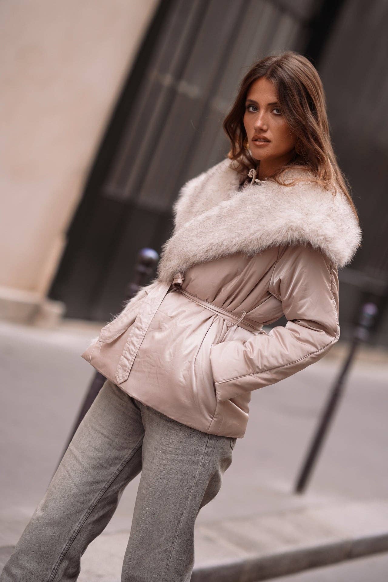 Manteau Césaria: Beige / M/L