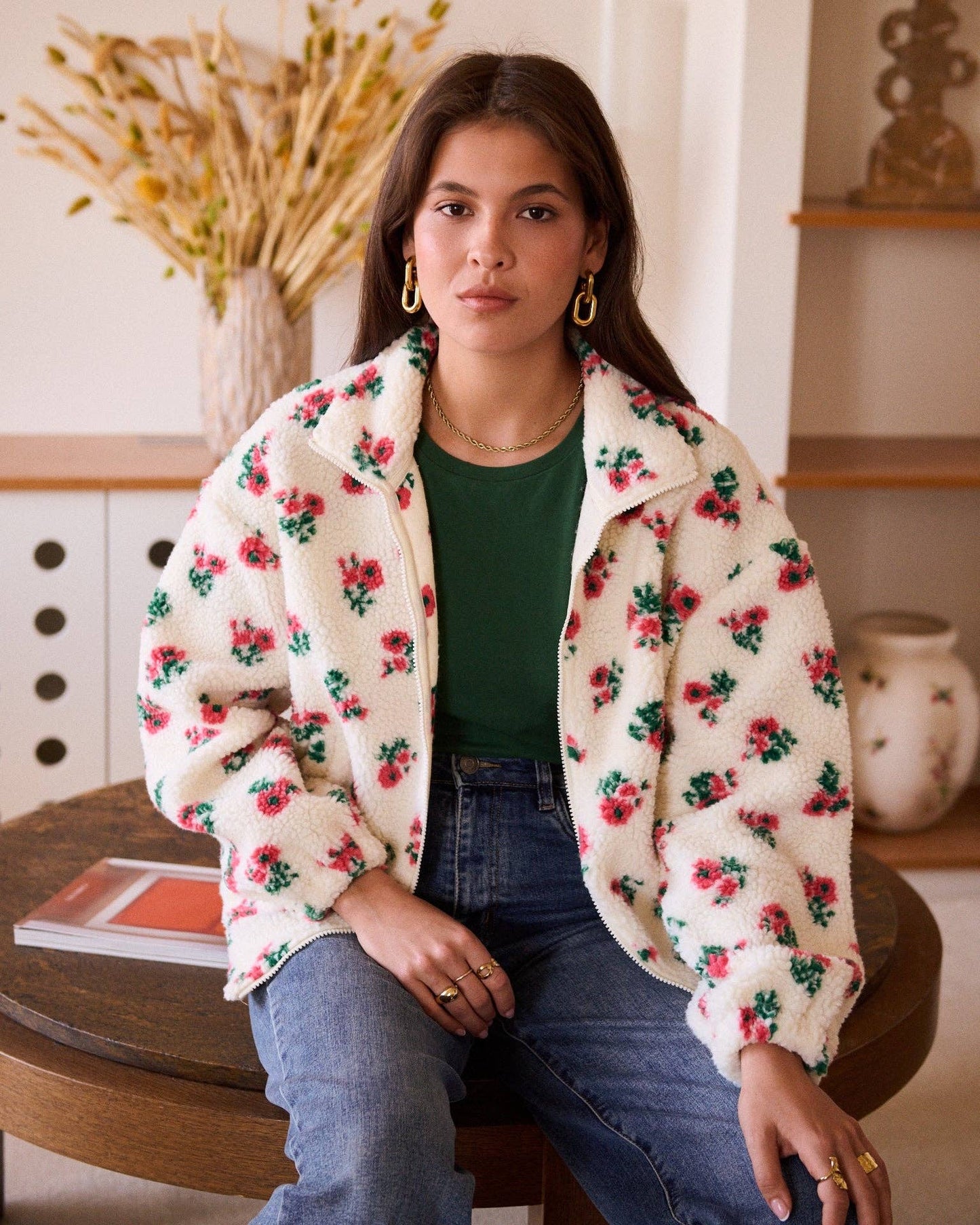 Veste Roxane: Beige / L