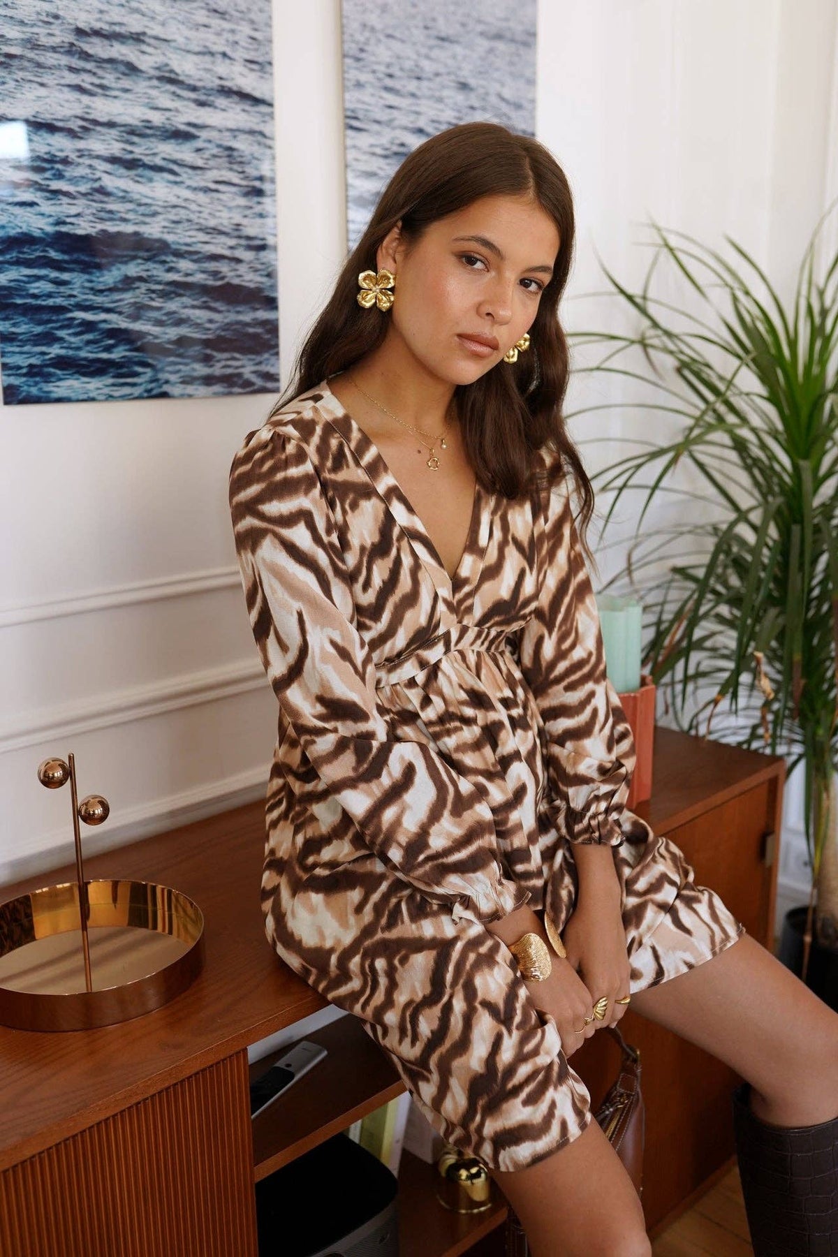 Robe Cassian: Beige