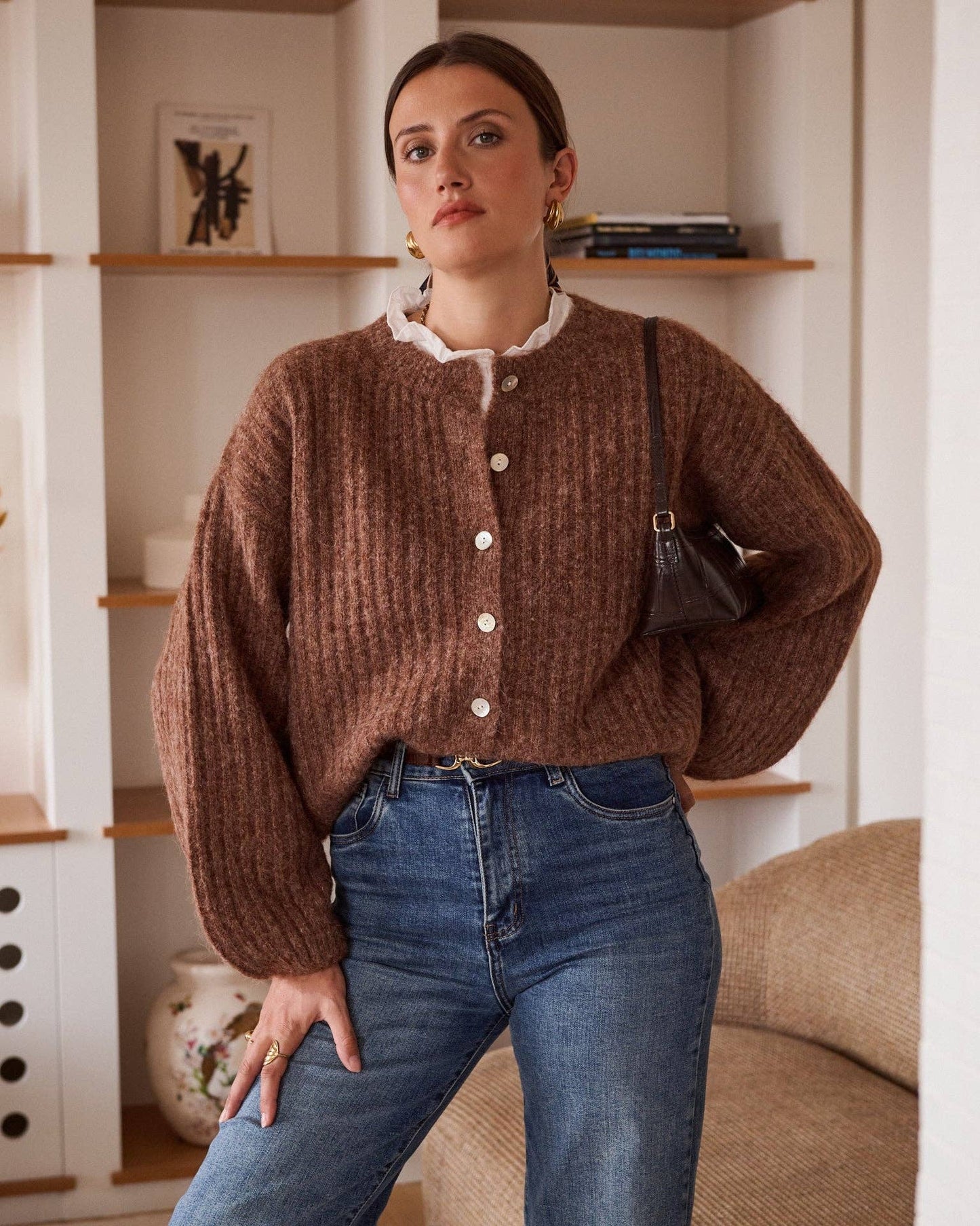Gilet Mathéo: Marron / TU