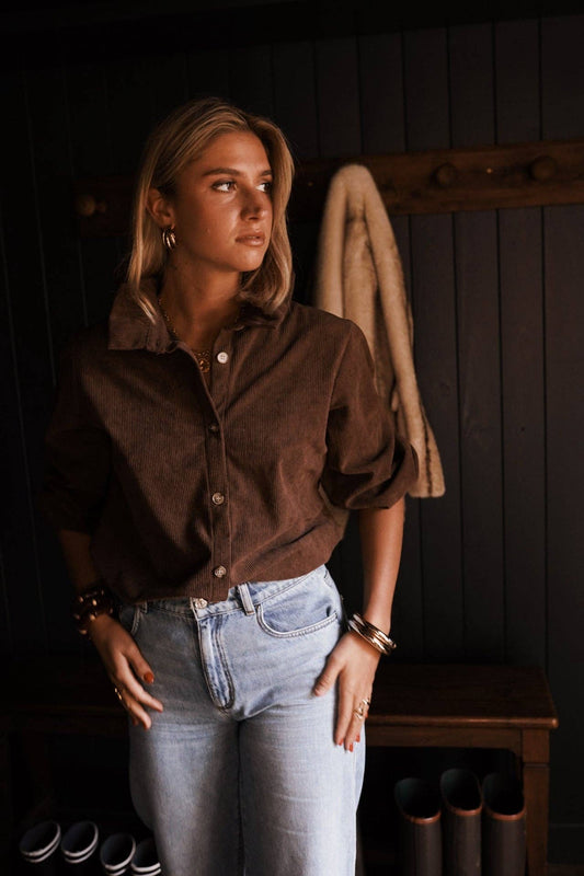 Chemise Ralfi: Marron / M/L