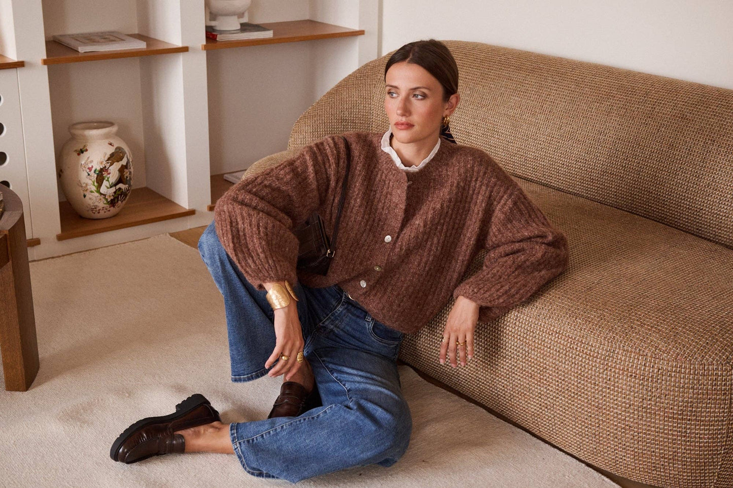 Gilet Mathéo: Marron / TU