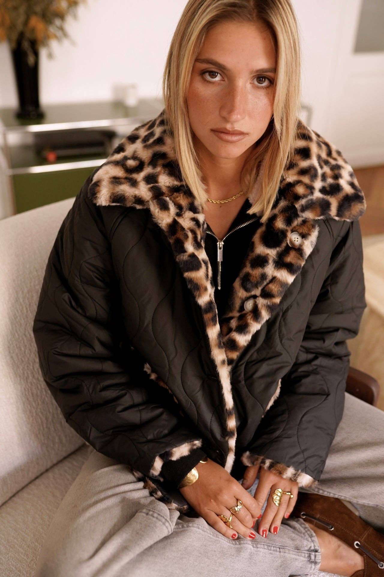 Manteau Hadria: Marron / M/L