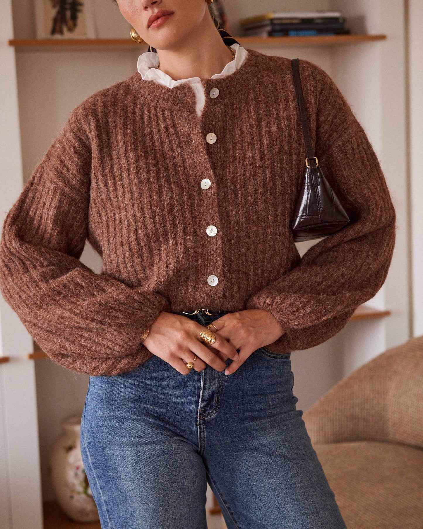 Gilet Mathéo: Marron / TU